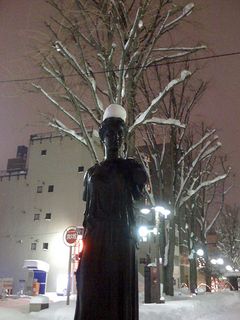 白い帽子