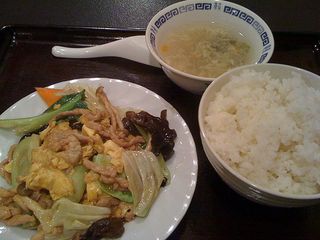 木须肉定食