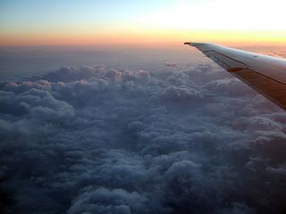 above the cloud