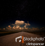 Down the Road under Stars