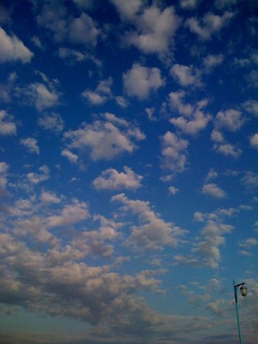 この日のこの空の雲